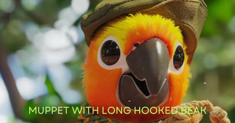 muppet with long hooked beak