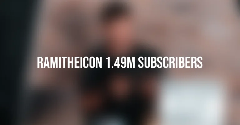 ramitheicon 1.49m subscribers
